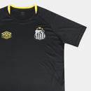 Camisa Santos 25/26 Treino Umbro Masculina - Preto+Amarelo