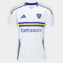 Camisa Boca Juniors Away 2025 s/n° Torcedor Adidas Masculina - Branco+Azul