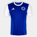 Camisa Cruzeiro 25/26 s/n Fanshirt Adidas Masculina - Azul+Branco