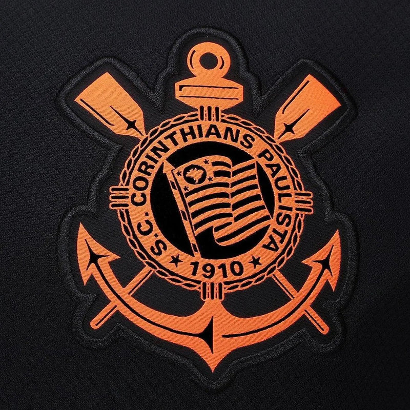 Camisa Corinthians Nike Total 90 III 2025/26 Torcedor Pro Masculina - Preto+Laranja