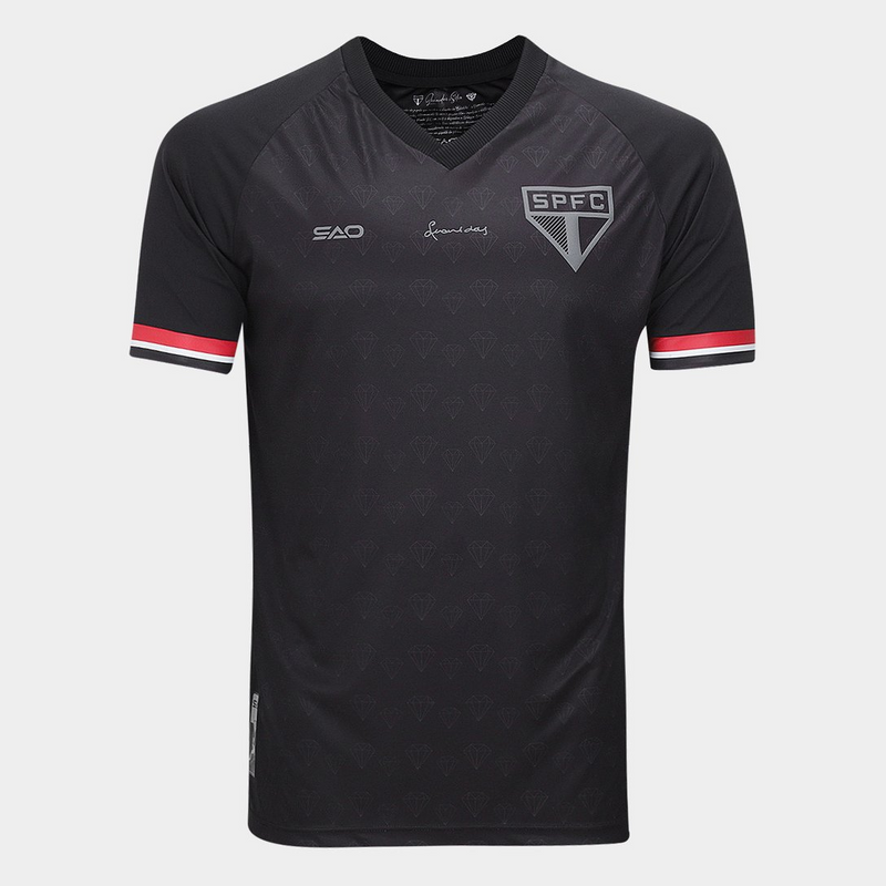 Camisa São Paulo Consciência Negra - Leônidas Diamante Negro 24/25