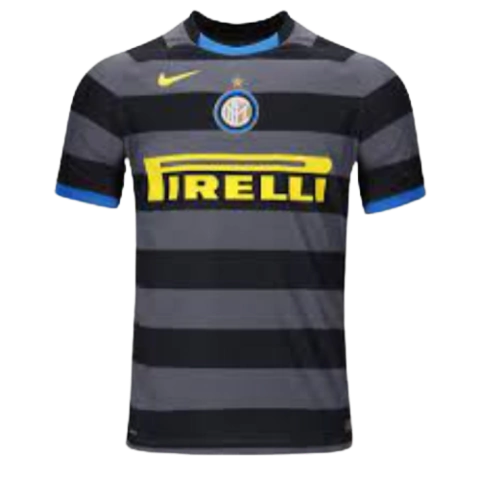 Camisa Inter de Milão Retro 2020/21 III Preta e Cinza Nike