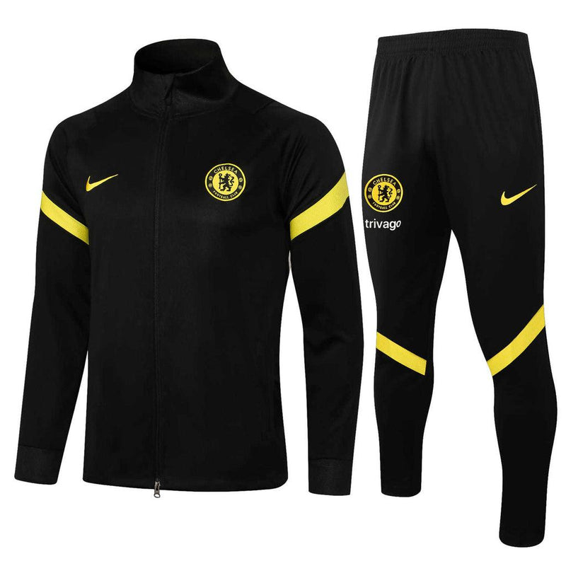 Conjunto Inverno Chelsea Preto Nike - Com Fecho