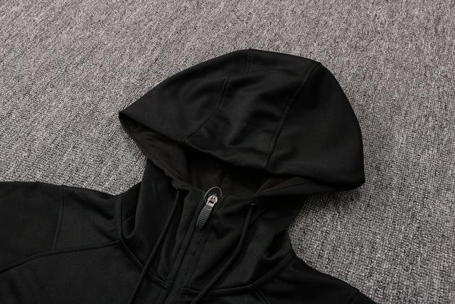 Conjunto Inverno PSG Preta Nike - Com Capuz